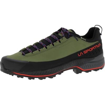 LA SPORTIVA Chaussures de randonnée basses TX5 Evo GTX imperméables et stables pour homme avec semelle extérieure adhérente et matériau extérieur en cuir nubuck LA SPORTIVA Chaussures de randonnée basses TX5 Evo GTX imperméables et stables pour homme avec semelle extérieure adhérente et matériau extérieur en cuir nubuck
