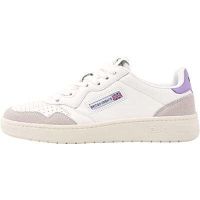 British Knights Baskets Noors pour femme, Blanc/violet, 40 EU British Knights Baskets Noors pour femme, Blanc/violet, 40 EU