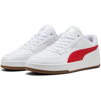 PUMA Baskets unisexes Caven 2.0 75 ans, For All Time Red White Silver Gum, 40.5 EU PUMA Baskets unisexes Caven 2.0 75 ans, For All Time Red White Silver Gum, 40.5 EU