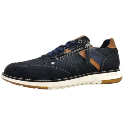 MUSTANG Homme 4946-302 Basket, Bleu Foncé, 43 EU MUSTANG Homme 4946-302 Basket, Bleu Foncé, 43 EU