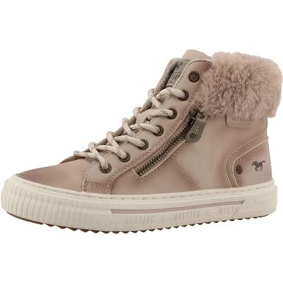 MUSTANG Baskets montantes pour femme, beige, 36 EU MUSTANG Baskets montantes pour femme, beige, 36 EU