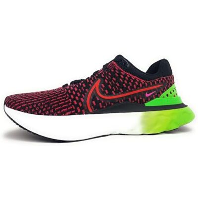NIKE Chaussures de course pour homme, Black Siren Red Green Stri, 42 EU NIKE Chaussures de course pour homme, Black Siren Red Green Stri, 42 EU