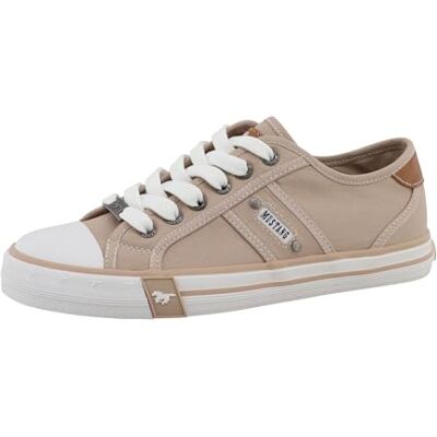 MUSTANG Sneaker femme 26M0242007, Pointure:38 EU, La couleur:beige MUSTANG Sneaker femme 26M0242007, Pointure:38 EU, La couleur:beige