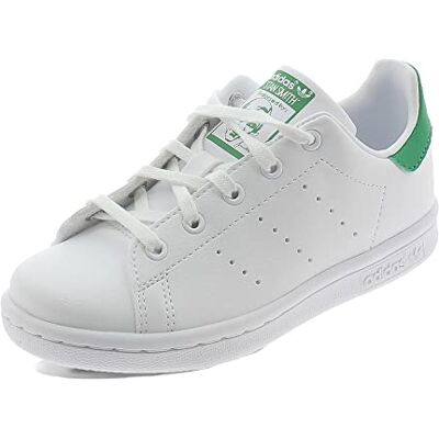 adidas Mixte enfant Stan Smith Baskets basses, Cloud White Cloud White Green, 32 EU adidas Mixte enfant Stan Smith Baskets basses, Cloud White Cloud White Green, 32 EU