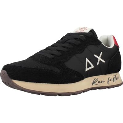 SUN68 Baskets de course Tom Vintage Suede/Nylon Noir U26SU21 Z45105 SUN68 Baskets de course Tom Vintage Suede/Nylon Noir U26SU21 Z45105