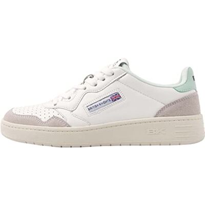 British Knights Baskets Noors pour femme, blanc, vert menthe, 36 EU British Knights Baskets Noors pour femme, blanc, vert menthe, 36 EU