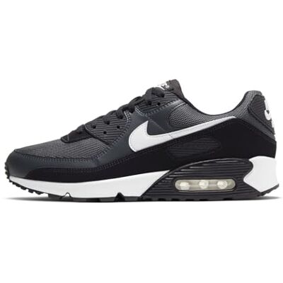 NIKE Homme Air Max 90 Flyease Chaussure de Course, Iron Grey White Dk Smoke Grey Black, 41 EU NIKE Homme Air Max 90 Flyease Chaussure de Course, Iron Grey White Dk Smoke Grey Black, 41 EU