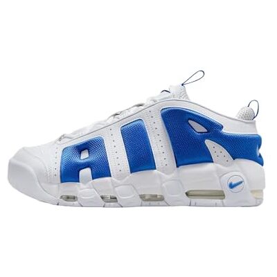 NIKE Baskets basses Air More Uptempo pour homme, Blanc Hyper Royal Psychic Bleu, 44.5 EU NIKE Baskets basses Air More Uptempo pour homme, Blanc Hyper Royal Psychic Bleu, 44.5 EU