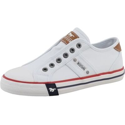 MUSTANG Baskets basses pour femme, Blanc 00002, 36 EU MUSTANG Baskets basses pour femme, Blanc 00002, 36 EU
