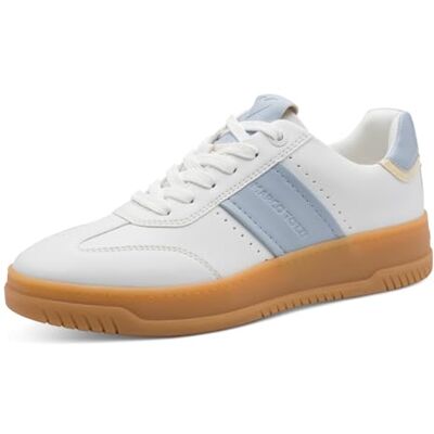 MARCO TOZZI Sneaker 2-23775-46 Chaussures pour femme Blanc/bleu clair Pointure 42 MARCO TOZZI Sneaker 2-23775-46 Chaussures pour femme Blanc/bleu clair Pointure 42