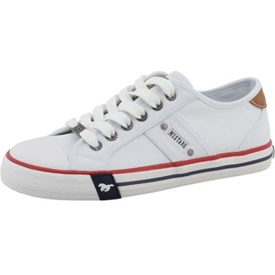 MUSTANG Sneaker femme 26M0242007, Pointure:42 EU, La couleur:blanc MUSTANG Sneaker femme 26M0242007, Pointure:42 EU, La couleur:blanc