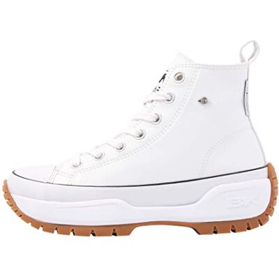 British Knights Femme Kaya Mid Fly Basket, Blanc, 38 EU British Knights Femme Kaya Mid Fly Basket, Blanc, 38 EU