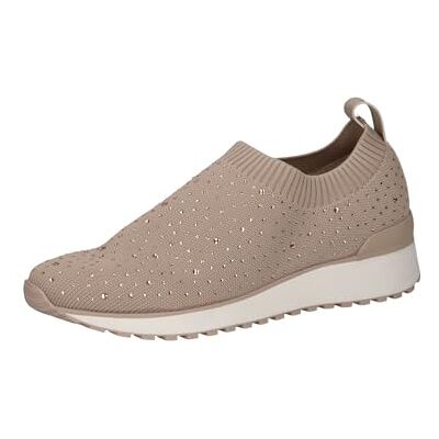 CAPRICE Damen Sneaker flach, Beige (SAND KNIT), 37 CAPRICE Damen Sneaker flach, Beige (SAND KNIT), 37