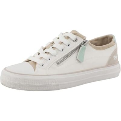 MUSTANG Baskets basses pour femme, Blanc 00002, 36 EU MUSTANG Baskets basses pour femme, Blanc 00002, 36 EU