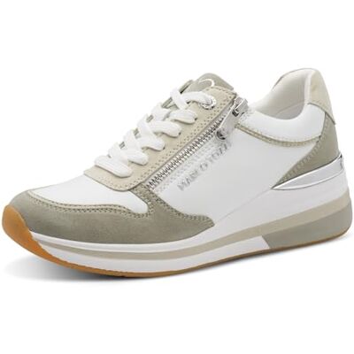MARCO TOZZI Baskets pour femme 2-23764-46, blanc matcha, pointure 40 EU MARCO TOZZI Baskets pour femme 2-23764-46, blanc matcha, pointure 40 EU