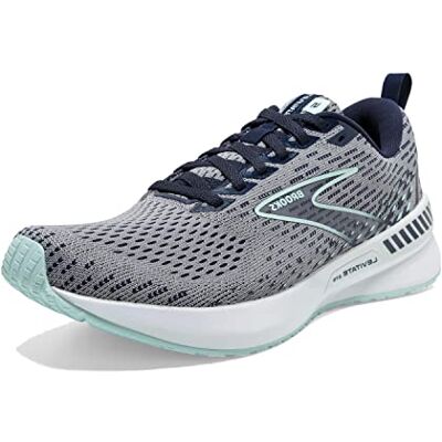 Brooks Poncées GTS 5, Chaussure de Course Femme, Gris Peacoat Blue Light, 42 EU Brooks Poncées GTS 5, Chaussure de Course Femme, Gris Peacoat Blue Light, 42 EU