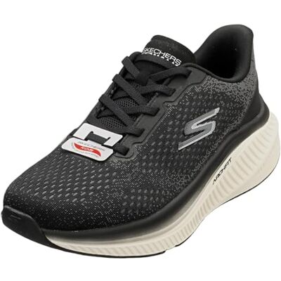 Skechers Go Walk Max Baskets montantes pour femme, Textile noir avec bordure blanche., 36 EU Skechers Go Walk Max Baskets montantes pour femme, Textile noir avec bordure blanche., 36 EU