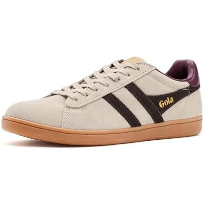 Gola Equipe II Suede CMB387LC, Baskets Homme, Bone Mocha Red Ochre, 42 EU Gola Equipe II Suede CMB387LC, Baskets Homme, Bone Mocha Red Ochre, 42 EU