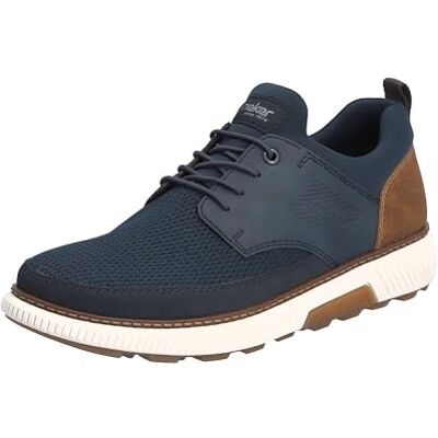 Rieker B3354 Chaussures pour homme, bleu, 43 EU large Rieker B3354 Chaussures pour homme, bleu, 43 EU large