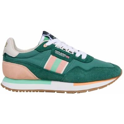 Pepe Jeans Baskets Aiden Tape W pour femme, vert (Ivy Green), 38 EU Pepe Jeans Baskets Aiden Tape W pour femme, vert (Ivy Green), 38 EU