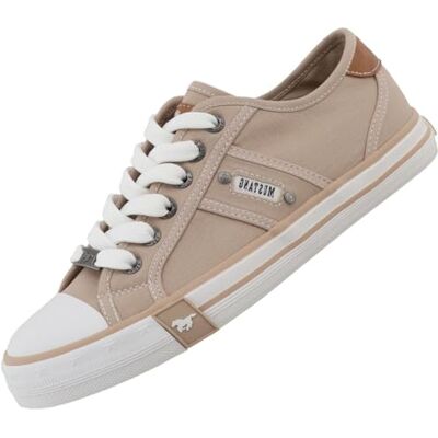 MUSTANG Baskets basses pour femme, beige, 36 EU MUSTANG Baskets basses pour femme, beige, 36 EU