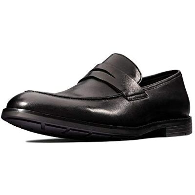 Clarks Ronnie Step Mens Black Leather, 7 Clarks Ronnie Step Mens Black Leather, 7
