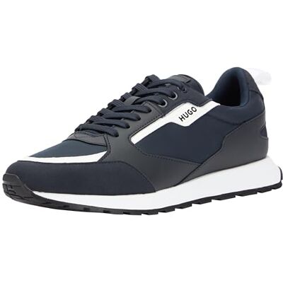 HUGO Icelin_Runn_pumf Running Homme Bleu foncé Pointure 43, noir foncé, 44 EU HUGO Icelin_Runn_pumf Running Homme Bleu foncé Pointure 43, noir foncé, 44 EU