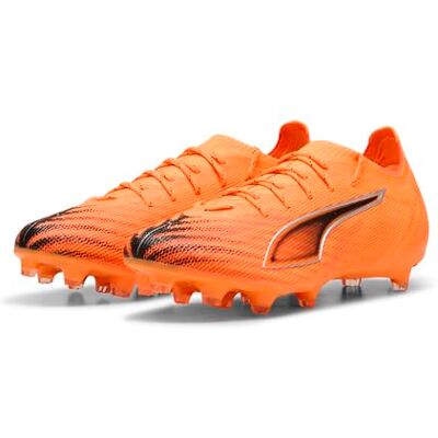 PUMA Chaussures de football Ultra 6 Pro Fg/Ag unisexes, Heat Fire Noir/rouge brillant, 47 EU PUMA Chaussures de football Ultra 6 Pro Fg/Ag unisexes, Heat Fire Noir/rouge brillant, 47 EU
