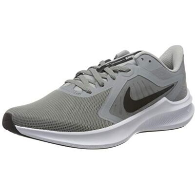 NIKE Downshifter 10, Chaussure de Course Homme, Particle Grey Black Grey Fog White, 42.5 EU NIKE Downshifter 10, Chaussure de Course Homme, Particle Grey Black Grey Fog White, 42.5 EU