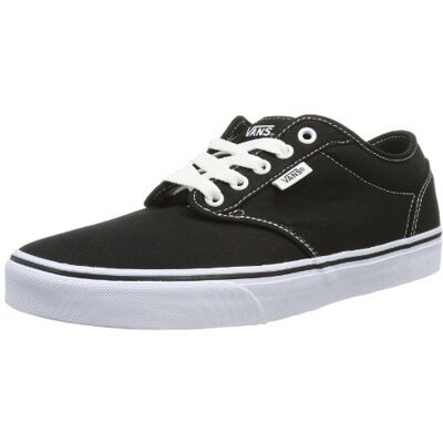 Vans Baskets Atwood pour femme, Toile noire blanche 187, 36 EU Vans Baskets Atwood pour femme, Toile noire blanche 187, 36 EU