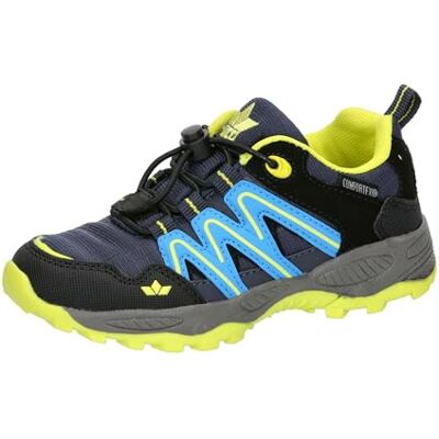 Lico Chaussures de trekking Leander pour garçon, Bleu marine/citron, 39 EU Lico Chaussures de trekking Leander pour garçon, Bleu marine/citron, 39 EU