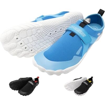 CRESSI Geko Shoes – Chaussures de roche unisexes idéales pour une expérience immersive dans l'environnement aquatique avec une connexion directe au fond marin, azur/blanc, taille 36 CRESSI Geko Shoes – Chaussures de roche unisexes idéales pour une expérience immersive dans l'environnement aquatique avec une connexion directe au fond marin, azur/blanc, taille 36