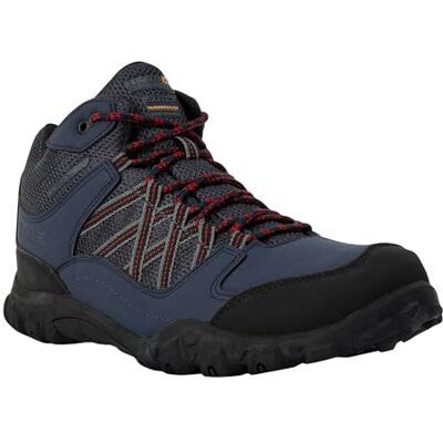 Regatta Edgepoint Hydropel Bottes de marche mi-hautes pour homme Taille basse Taille 42, bleu, 41.5 EU Regatta Edgepoint Hydropel Bottes de marche mi-hautes pour homme Taille basse Taille 42, bleu, 41.5 EU