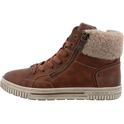 MUSTANG Baskets montantes pour femme, marron, 43 EU MUSTANG Baskets montantes pour femme, marron, 43 EU