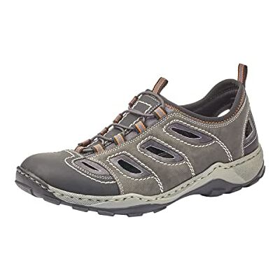 Rieker Homme 8065 Baskets Basses, Gris Schwarz Rauch, 43 EU Rieker Homme 8065 Baskets Basses, Gris Schwarz Rauch, 43 EU