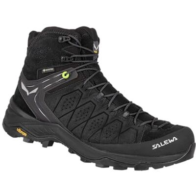 Salewa Ms Alp Trainer 2 Mid Gtx Bottes de randonnée Homme, Noir, 47 EU Salewa Ms Alp Trainer 2 Mid Gtx Bottes de randonnée Homme, Noir, 47 EU