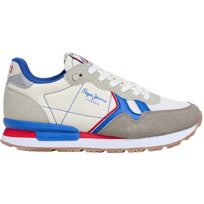 Pepe Jeans Brit Board B Sneak, beige (POP White), 46 EU Pepe Jeans Brit Board B Sneak, beige (POP White), 46 EU