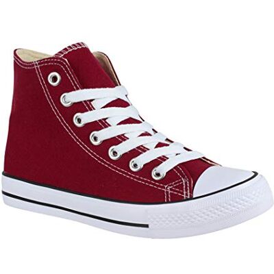 Elara Chunkyrayan Chaussures de sport unisexe, Vin Basic, 43 EU Elara Chunkyrayan Chaussures de sport unisexe, Vin Basic, 43 EU