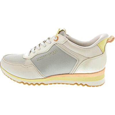 MARCO TOZZI Femme Sneaker 2-23784-46 Basket, Crème Comb, 42 EU MARCO TOZZI Femme Sneaker 2-23784-46 Basket, Crème Comb, 42 EU