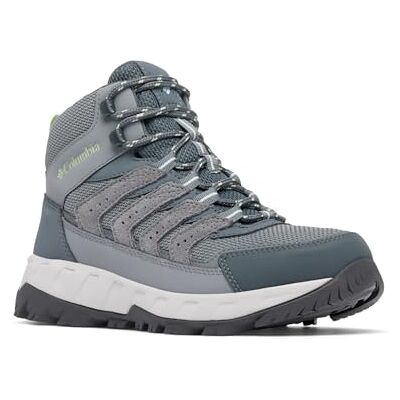 Columbia Strata Trail Mid Chaussures de randonnée imperméables pour femme, Titanium Grey Steel Sage Leaf, 36.5 EU Columbia Strata Trail Mid Chaussures de randonnée imperméables pour femme, Titanium Grey Steel Sage Leaf, 36.5 EU