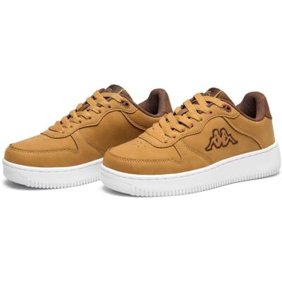 Kappa Chaussures athlétiques unisexes avec logo Maserta 4, jaune tan/marron, 45 EU Kappa Chaussures athlétiques unisexes avec logo Maserta 4, jaune tan/marron, 45 EU