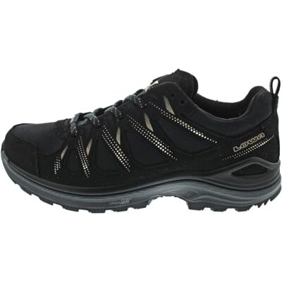 LOWA Innox EVO II GTX Ws Chaussures de randonnée légères pour femme Coupe basse Noir, noir et champagne, 36.5 EU LOWA Innox EVO II GTX Ws Chaussures de randonnée légères pour femme Coupe basse Noir, noir et champagne, 36.5 EU