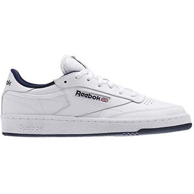 Reebok CLUB C 85 Homme Baskets, Int White Navy, 36 EU Reebok CLUB C 85 Homme Baskets, Int White Navy, 36 EU