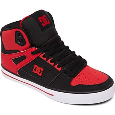 DC Shoes DC WC Haut de Gamme, Chaussure de Skate Homme, Rouge Blanc Noir, 40 EU DC Shoes DC WC Haut de Gamme, Chaussure de Skate Homme, Rouge Blanc Noir, 40 EU
