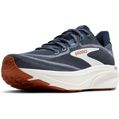 Brooks Ghost 18 Neutral Chaussures de course et de marche pour homme, Bleu marine/rouge/bleu terre, 47.5 EU Brooks Ghost 18 Neutral Chaussures de course et de marche pour homme, Bleu marine/rouge/bleu terre, 47.5 EU