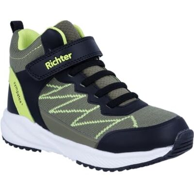 Richter Baskets Buddy pour garçon, Yerba Black Lime, 38 EU Richter Baskets Buddy pour garçon, Yerba Black Lime, 38 EU