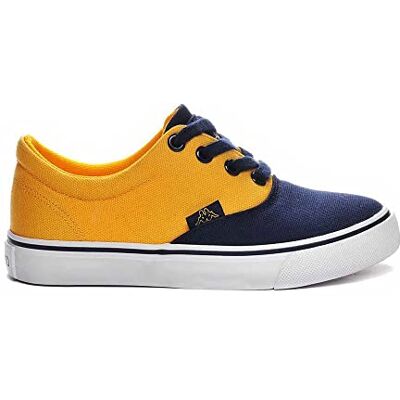 Kappa Nisio Jr Lace, Chaussures unisexes pour enfants, Jaune bleu, 37 EU Kappa Nisio Jr Lace, Chaussures unisexes pour enfants, Jaune bleu, 37 EU