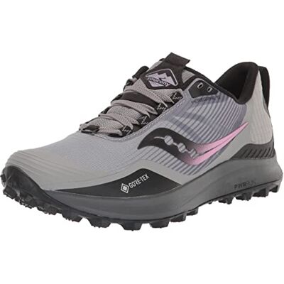 Saucony Chaussures de marche Peregrine 12 GTX pour femme, Alloy Quartz, 40.5 EU Saucony Chaussures de marche Peregrine 12 GTX pour femme, Alloy Quartz, 40.5 EU