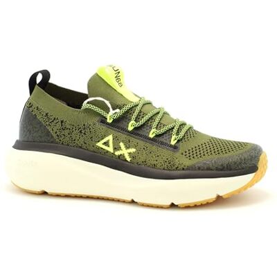 SUN68 SUN 68 Baskets Jupiter Knit Blanc SUN68 SUN 68 Baskets Jupiter Knit Blanc