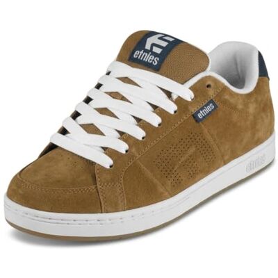 etnies Chaussures de skate Kingpin pour homme, marron/bleu marine, pointure 40, Marron/bleu marine., 39.5 EU etnies Chaussures de skate Kingpin pour homme, marron/bleu marine, pointure 40, Marron/bleu marine., 39.5 EU